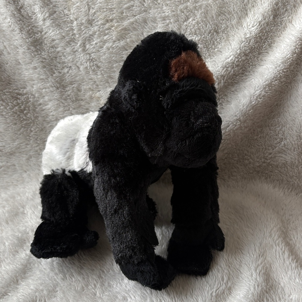 Webkinz Silverback Gorilla Plush 🖤 No Code | Retired Jungle Animal |